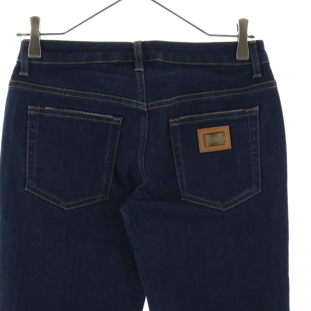 DOLCE & GABBANA(ドルチェアンドガッバーナ) Denim Pants ジップフライ デニムスキニーパンツ インディゴ レディース FTUUXD G870Z