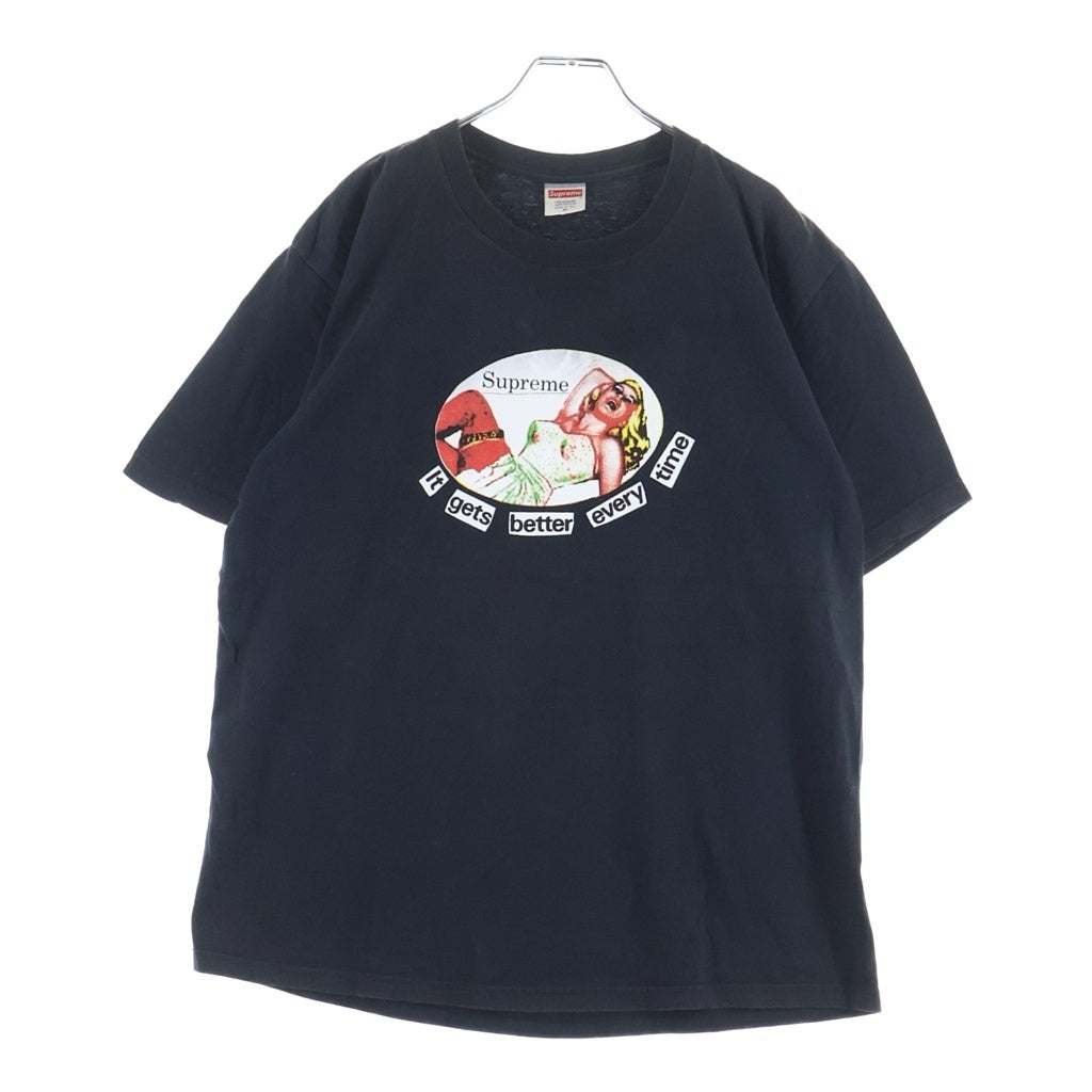 SUPREME(シュプリーム) 19SS It Gets Better Every Time Tee イット ゲッツ ベター エブリータイム 半袖Tシャツ ブラック