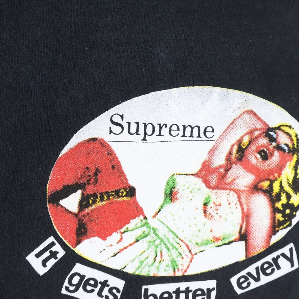 SUPREME(シュプリーム) 19SS It Gets Better Every Time Tee イット ゲッツ ベター エブリータイム 半袖Tシャツ ブラック