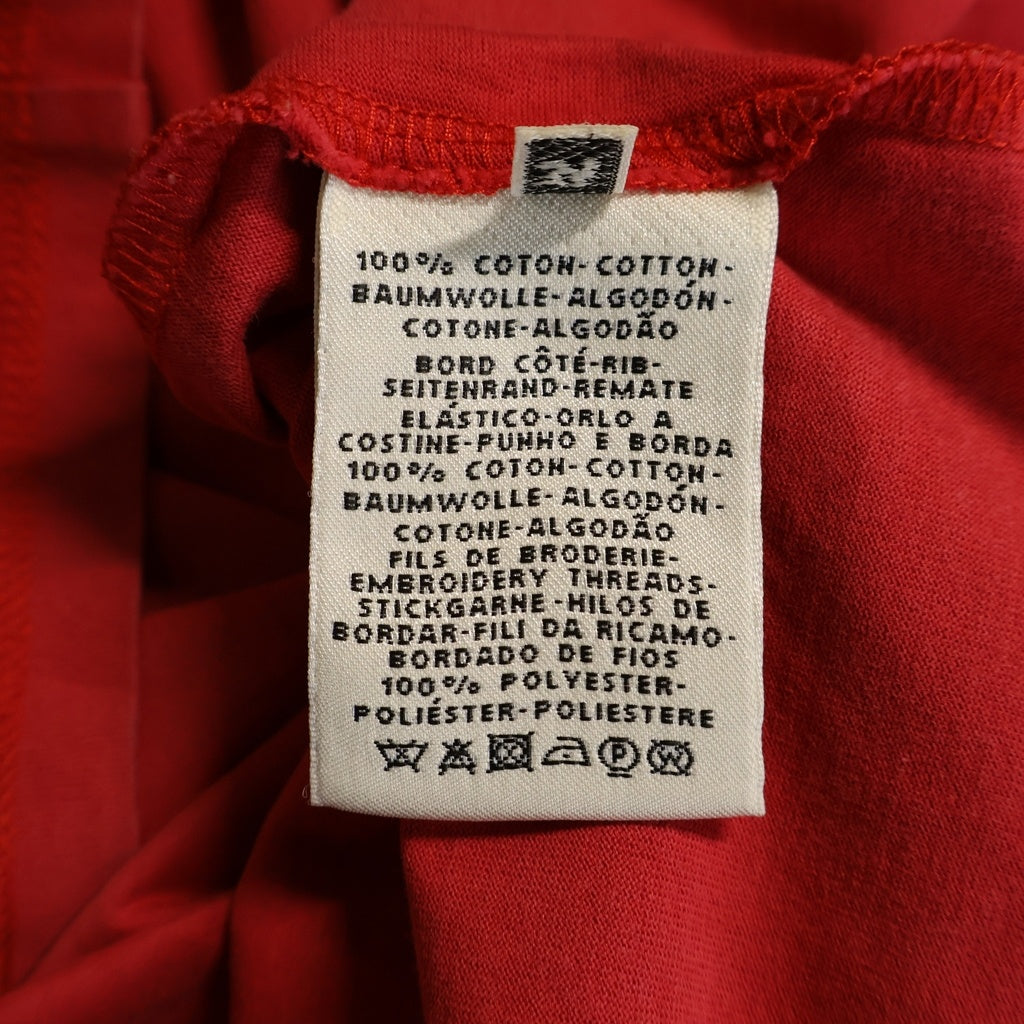 HERMES(エルメス) T-Shirt クロシェット ロゴ刺繍 半袖Tシャツ ワンピース ドレス レッド レディース