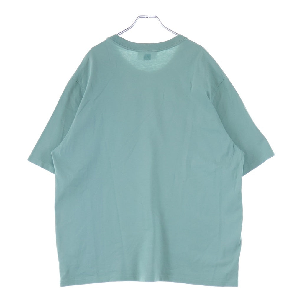 AMI Alexandre Mattiussi(アミアレクサンドルマテュッシ) T-Shirt ハートロゴ刺繍 半袖Tシャツ グリーン E21HJ128.726