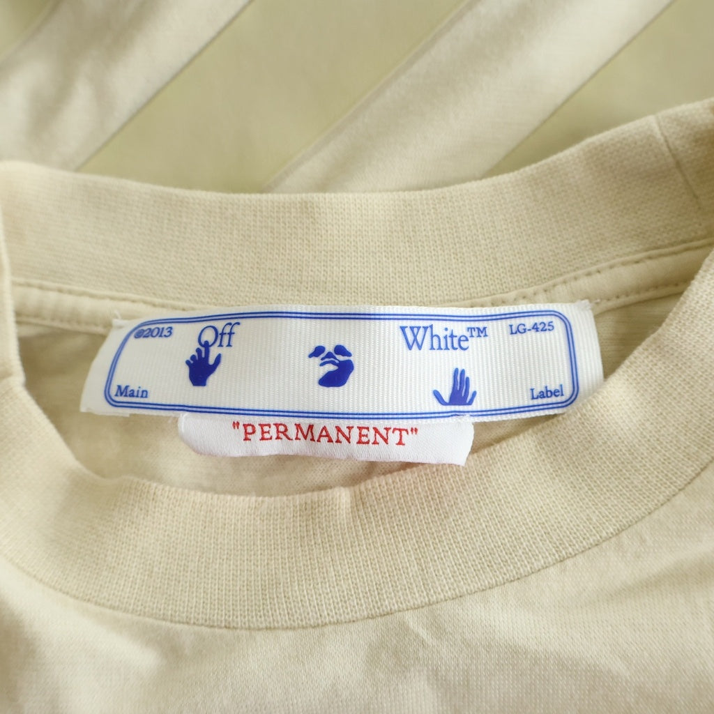 OFF-WHITE(オフホワイト) Diag T-Shirt 半袖Tシャツ ベージュ OWAA049C99JER001