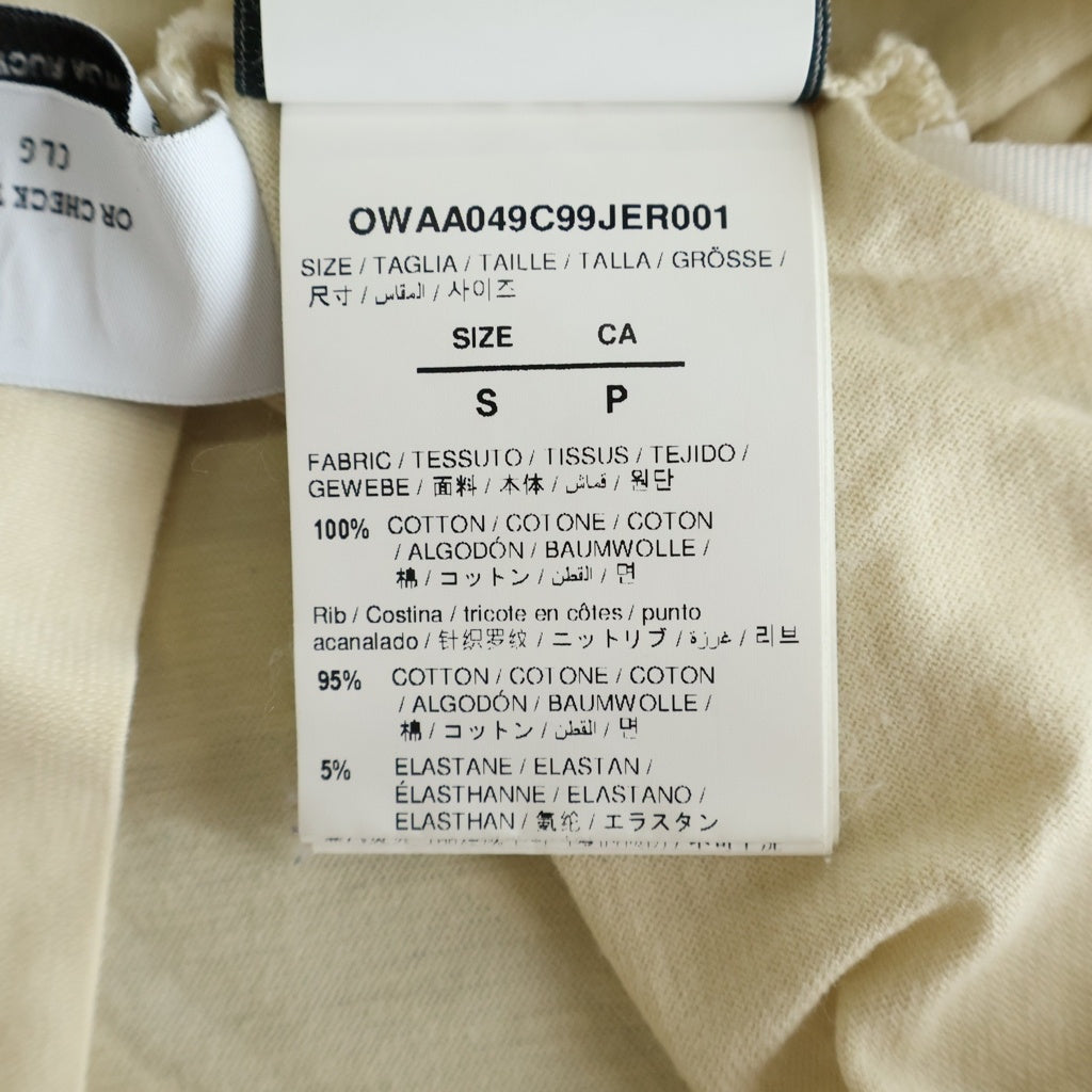 OFF-WHITE(オフホワイト) Diag T-Shirt 半袖Tシャツ ベージュ OWAA049C99JER001