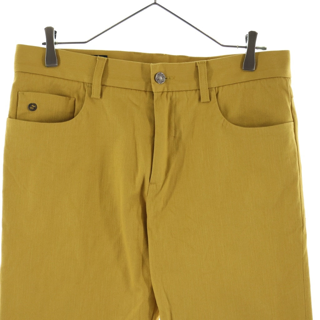 GUCCI(グッチ) 1953 Pants コットン 5ポケットパンツ イエロー 314400 XZ848