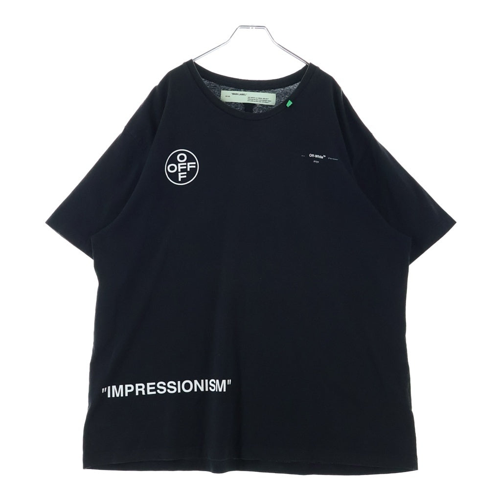 OFF-WHITE(オフホワイト) 19SS Stencil T-Shirt オーバーサイズ半袖Tシャツ ブラック OMAA038R19185015