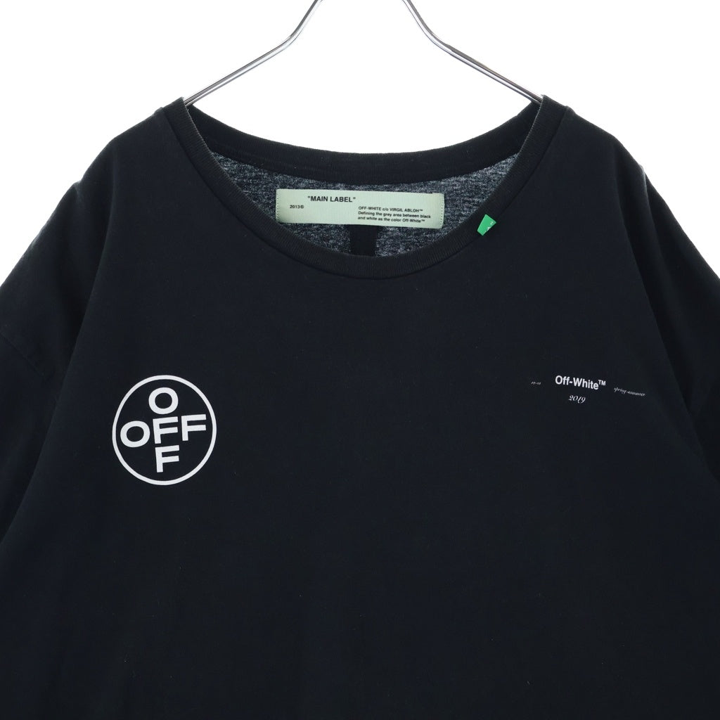 OFF-WHITE(オフホワイト) 19SS Stencil T-Shirt オーバーサイズ半袖Tシャツ ブラック OMAA038R19185015
