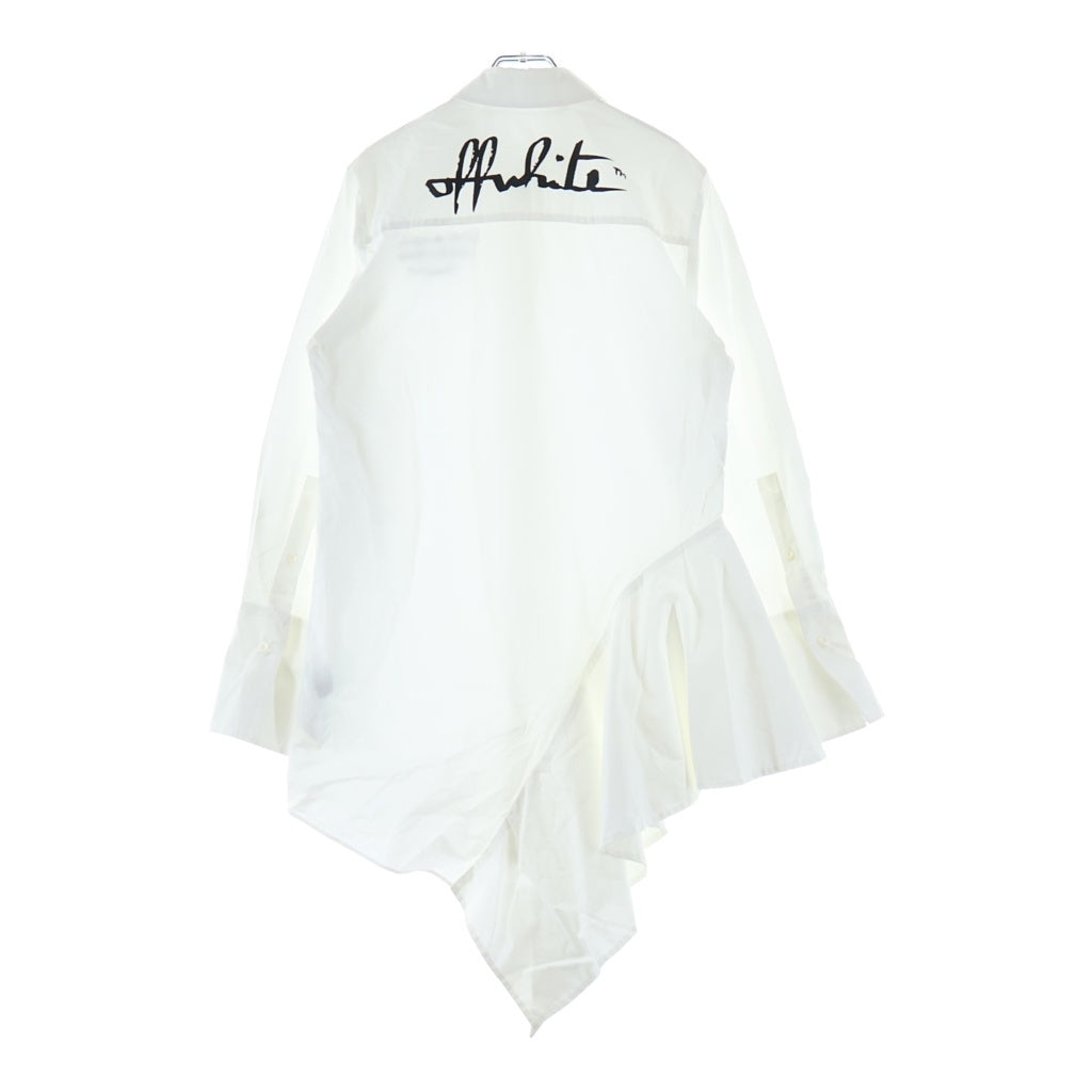 OFF-WHITE(オフホワイト) 20AW Shirt Dress 長袖シャツ ドレス ホワイト レディース OWDB216E20FAB003