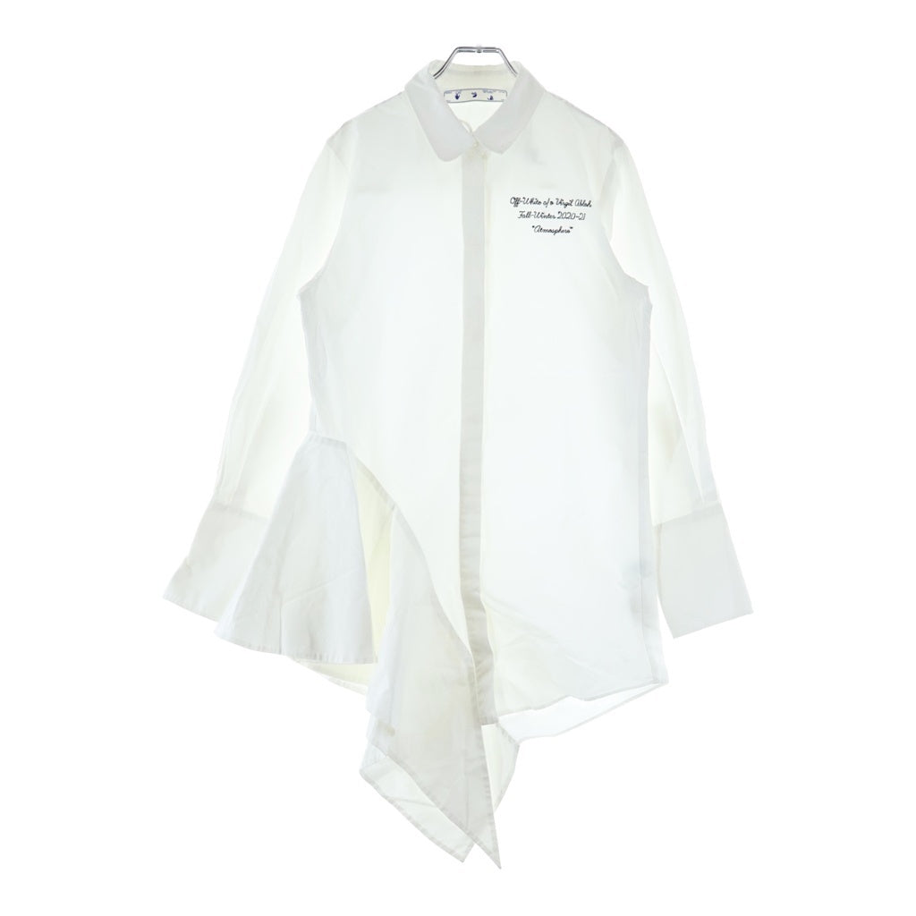 OFF-WHITE(オフホワイト) 20AW Shirt Dress 長袖シャツ ドレス ホワイト レディース OWDB216E20FAB003