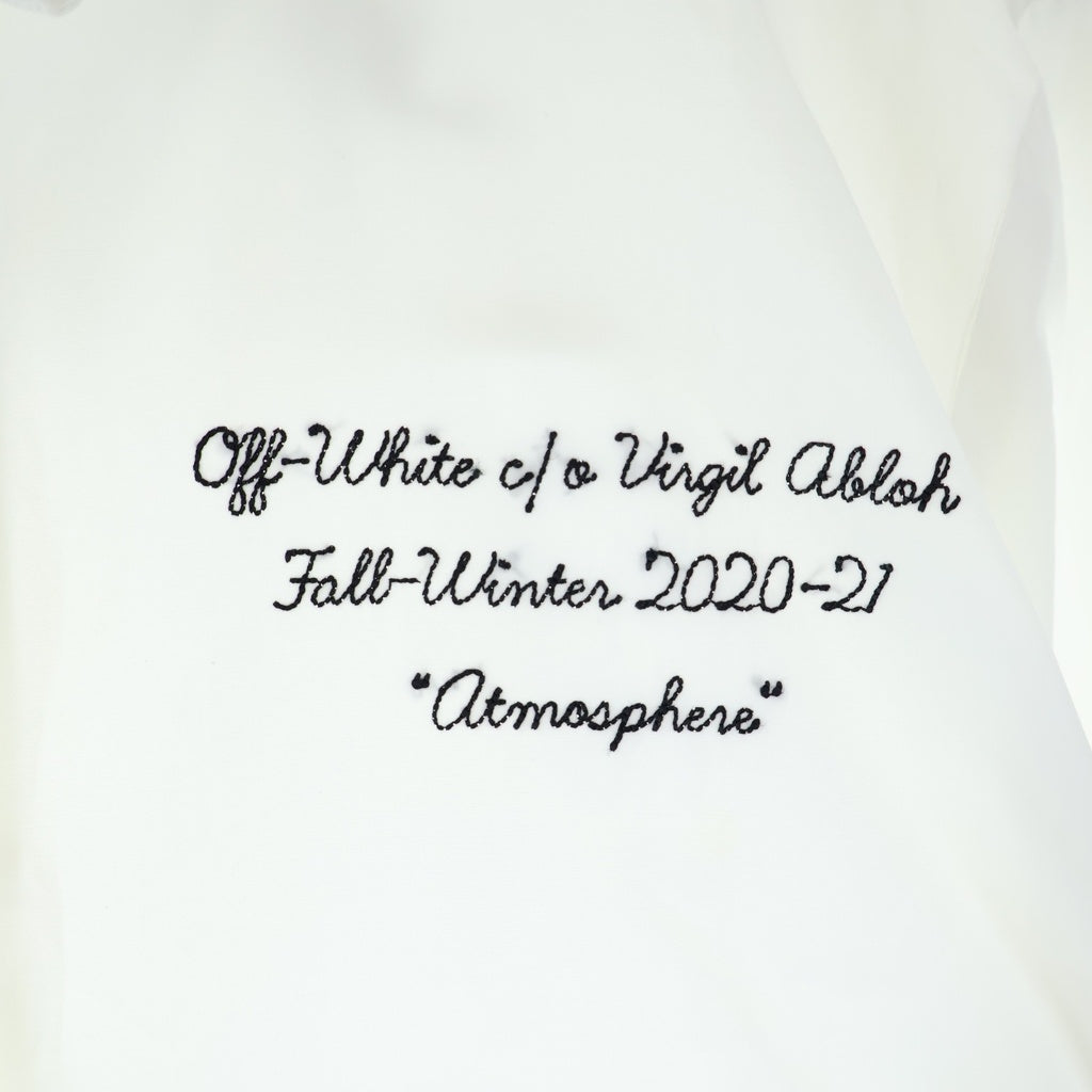 OFF-WHITE(オフホワイト) 20AW Shirt Dress 長袖シャツ ドレス ホワイト レディース OWDB216E20FAB003