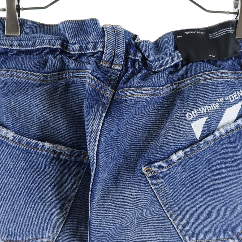 OFF-WHITE(オフホワイト) 19SS Denim Pants ダメージ加工 デニムパンツ OMYA005S19386025