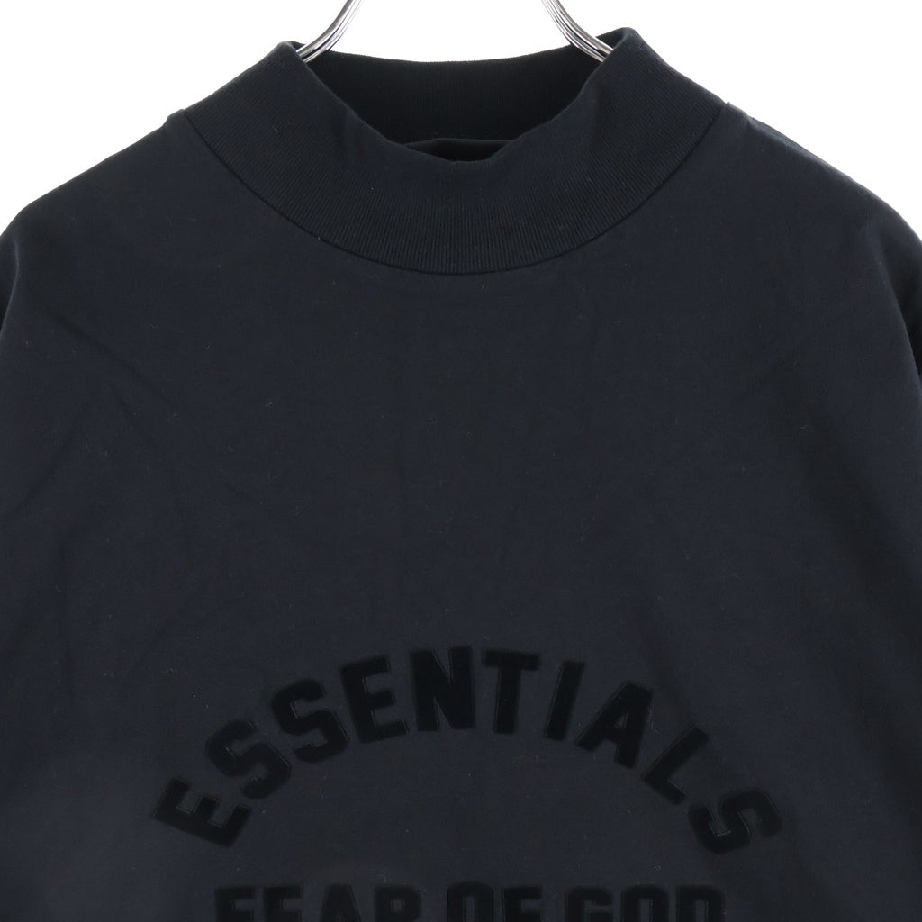FEAR OF GOD ESSENTIALS(フィアオブゴッド エッセンシャルズ) S/S T-SHIRT フロントラバーロゴ 半袖Tシャツ ブラック