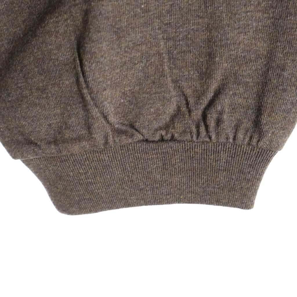FEAR OF GOD ESSENTIALS(フィアオブゴッド エッセンシャルズ) L/S T-SHIRT ラバーロゴ 長袖Tシャツ ロンT ブラウン