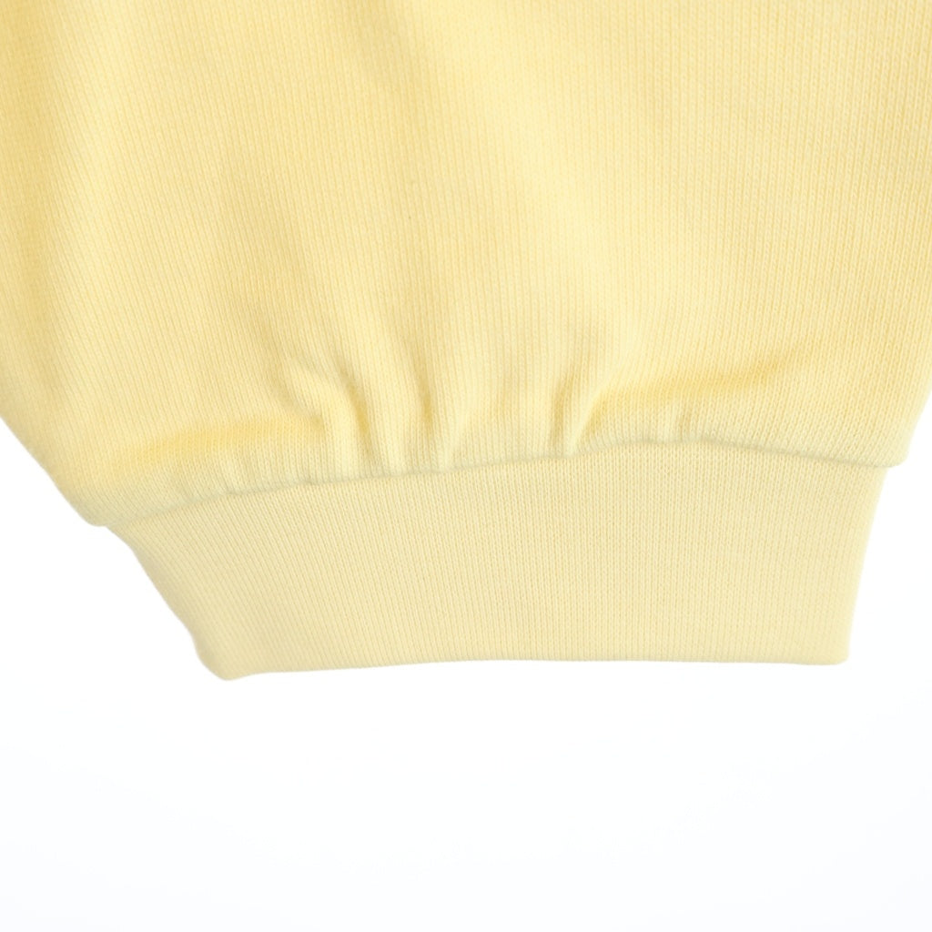 FEAR OF GOD ESSENTIALS(フィアオブゴッド エッセンシャルズ) HEAVY L/S T-SHIRT ラバーロゴ ヘビーオンス長袖Tシャツ ロンT イエロー