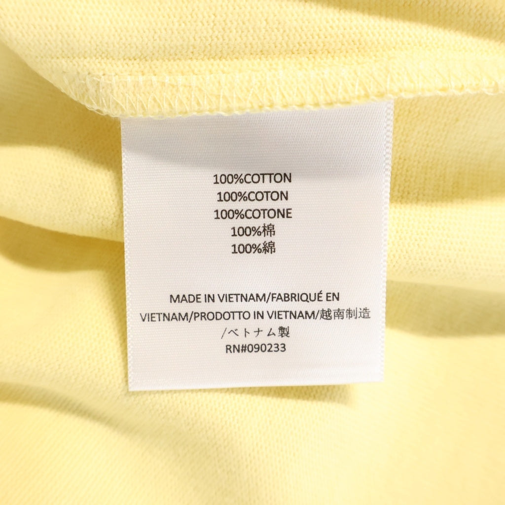 FEAR OF GOD ESSENTIALS(フィアオブゴッド エッセンシャルズ) HEAVY L/S T-SHIRT ラバーロゴ ヘビーオンス長袖Tシャツ ロンT イエロー