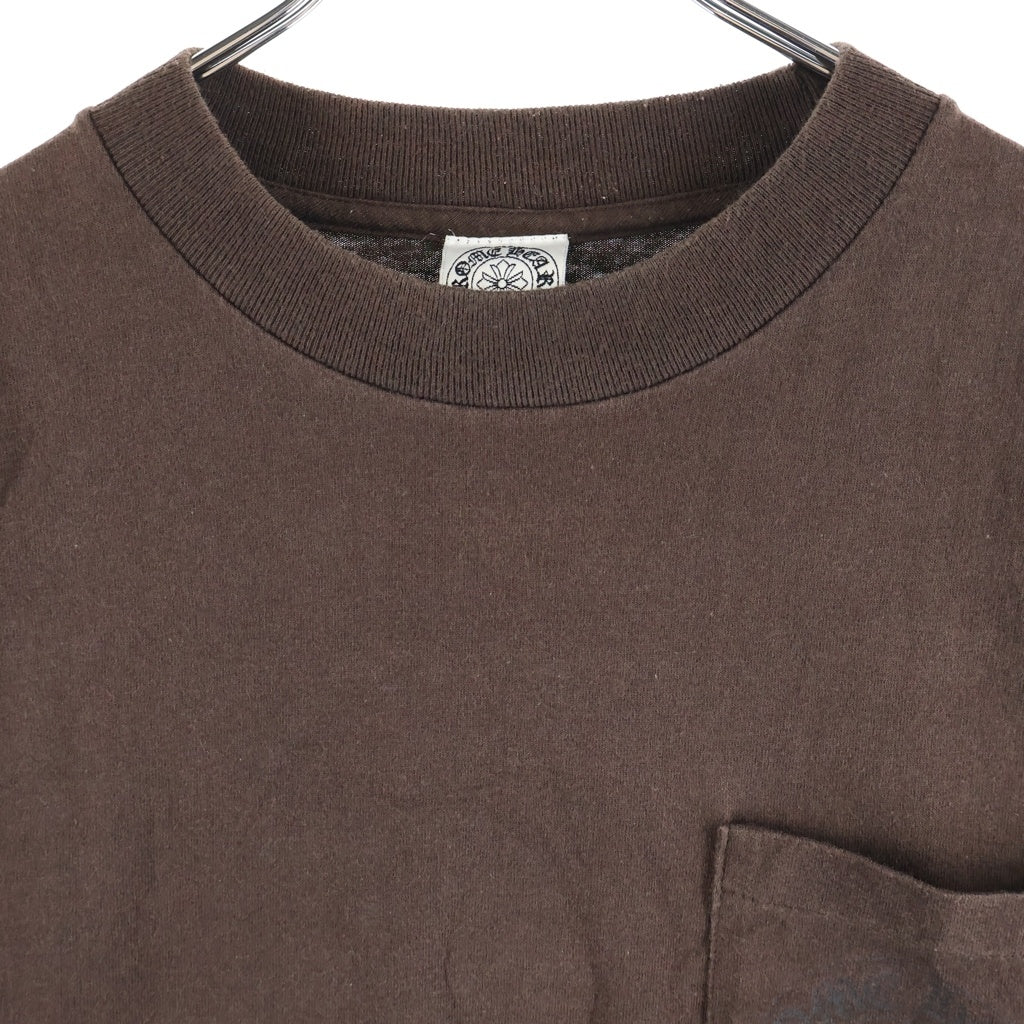CHROME HEARTS(クロムハーツ) OLD CH T-SHIRT オールド バックセメタリープリント 半袖Tシャツ ブラウン