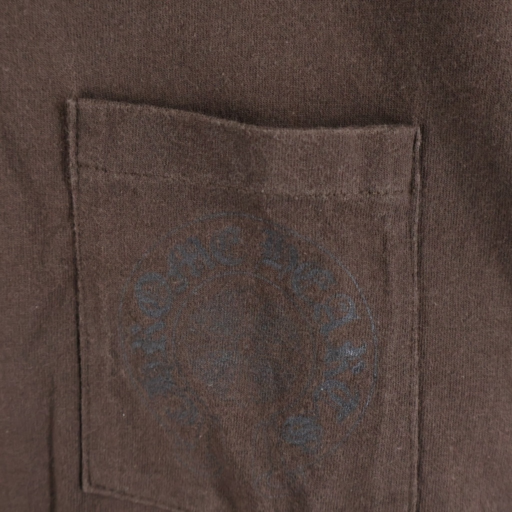 CHROME HEARTS(クロムハーツ) OLD CH T-SHIRT オールド バックセメタリープリント 半袖Tシャツ ブラウン