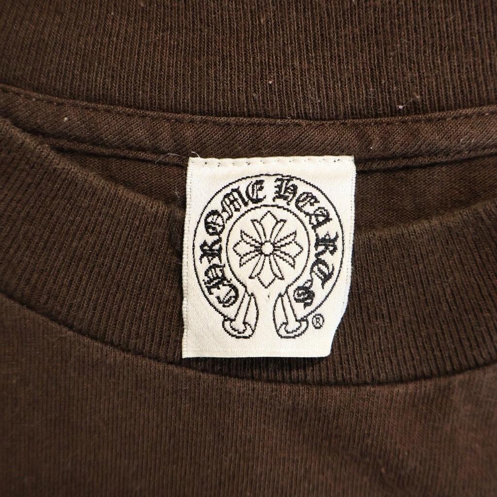 CHROME HEARTS(クロムハーツ) OLD CH T-SHIRT オールド バックセメタリープリント 半袖Tシャツ ブラウン
