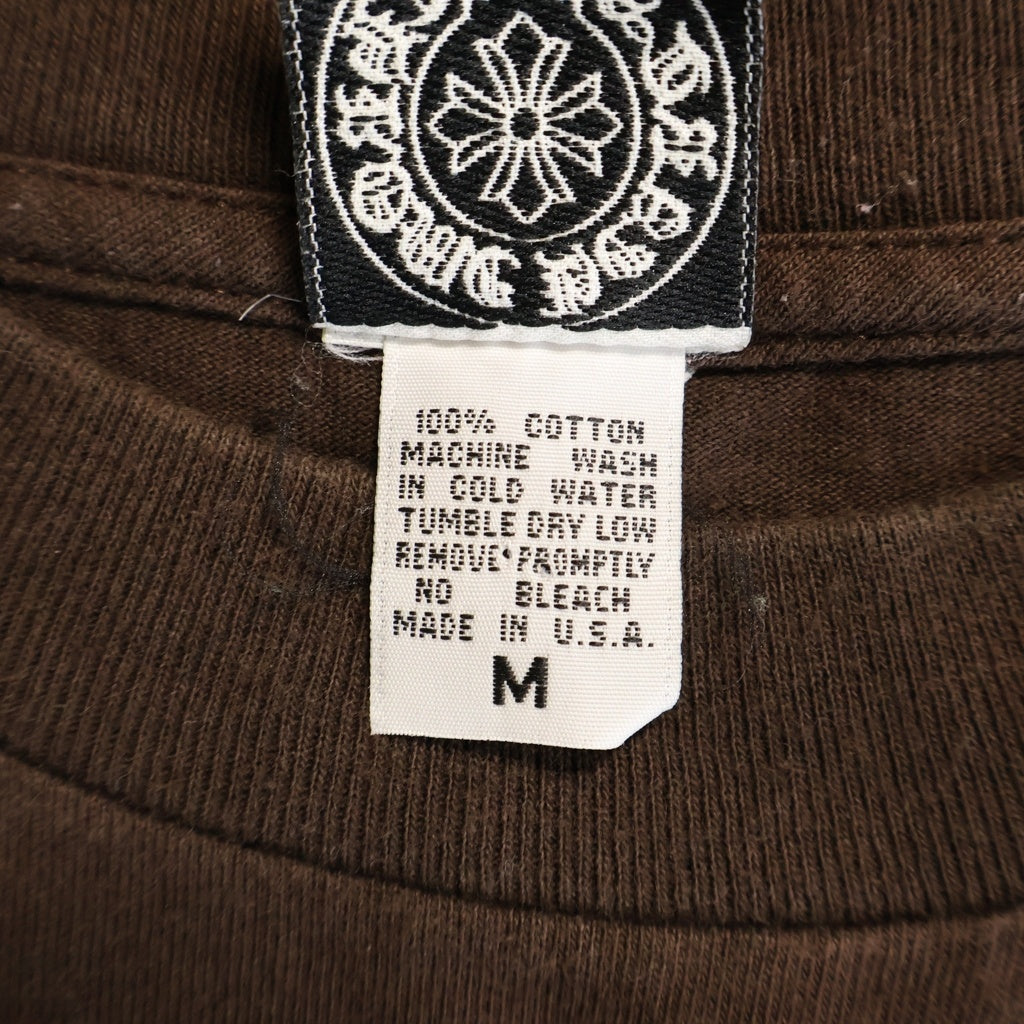 CHROME HEARTS(クロムハーツ) OLD CH T-SHIRT オールド バックセメタリープリント 半袖Tシャツ ブラウン