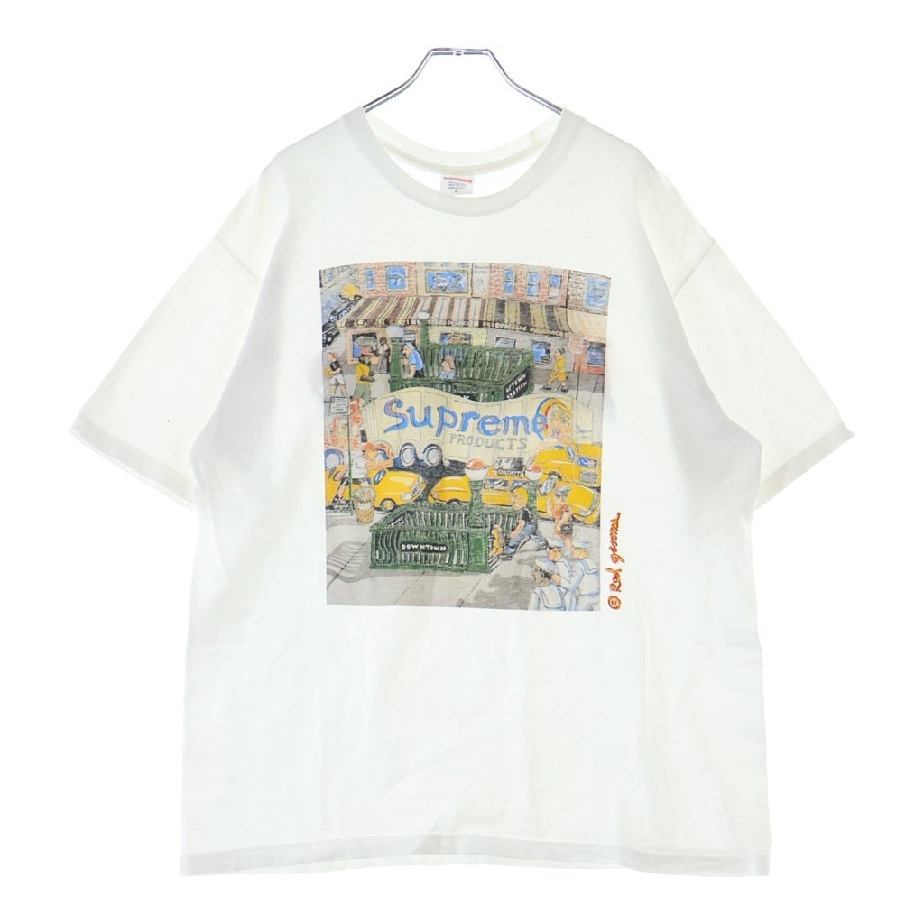 SUPREME(シュプリーム) 22SS Manhattan Tee マンハッタン 半袖Tシャツ カットソー クルーネック ホワイト