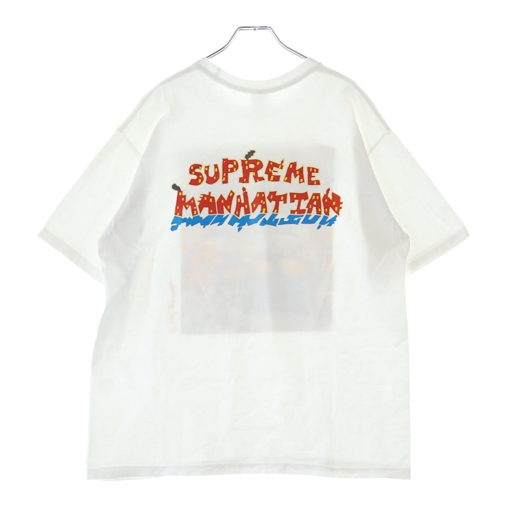 SUPREME(シュプリーム) 22SS Manhattan Tee マンハッタン 半袖Tシャツ カットソー クルーネック ホワイト