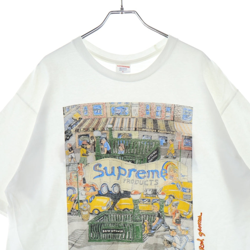 SUPREME(シュプリーム) 22SS Manhattan Tee マンハッタン 半袖Tシャツ カットソー クルーネック ホワイト