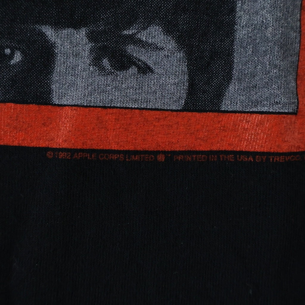 VINTAGE(ヴィンテージ) 90s THE BEATLES A HARD DAYS NIGHT ビートルズ バンド 半袖Tシャツ カットソー ブラック