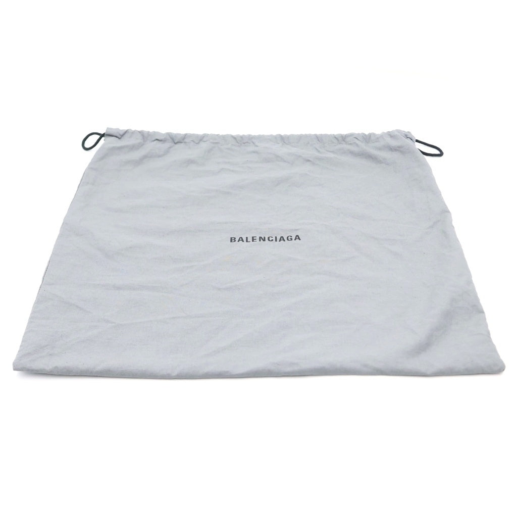BALENCIAGA(バレンシアガ) Neo Cagole ネオカゴール クロコ型押し ラインストーン装飾 ハンドバッグ シルバー 672754 レディース