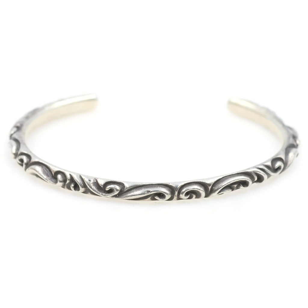 CHROME HEARTS(クロムハーツ) BANGLE SCROLL スクロールバンドバングル ブレスレット シルバー BCA127 レディース