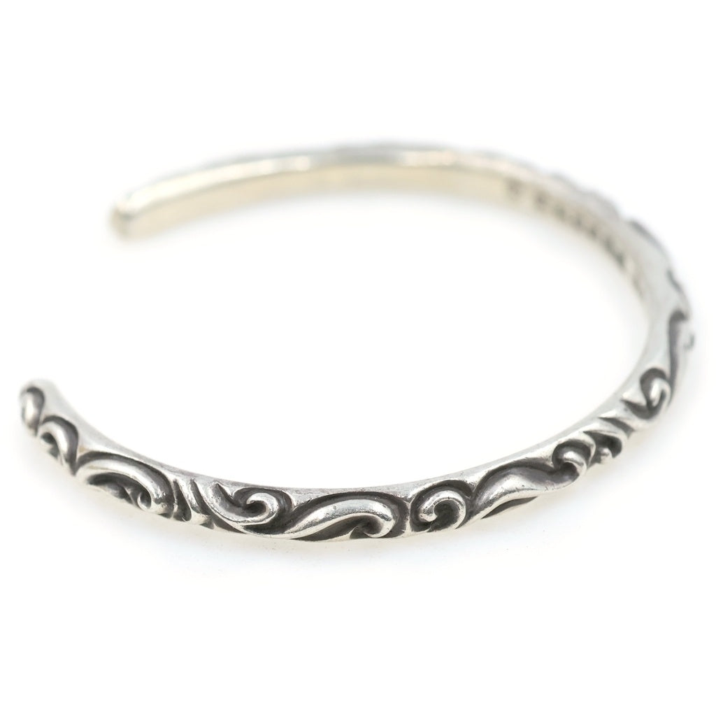 CHROME HEARTS(クロムハーツ) BANGLE SCROLL スクロールバンドバングル ブレスレット シルバー BCA127 レディース