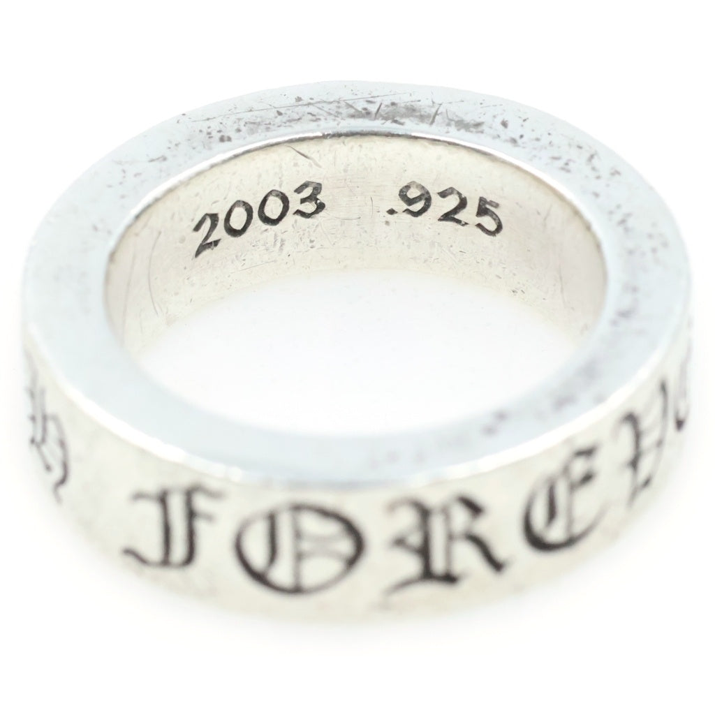CHROME HEARTS(クロムハーツ) 6mm SPACER FOREVER 6mmスペーサーリング フォーエバーシルバーBCA337 レディース