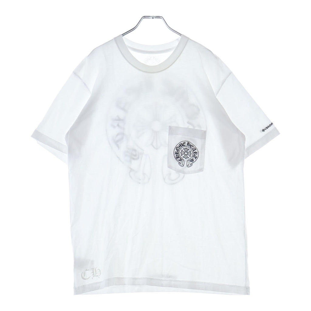 CHROME HEARTS(クロムハーツ) CH T-SHIRT ホースシュープリント 半袖Tシャツ ホワイト