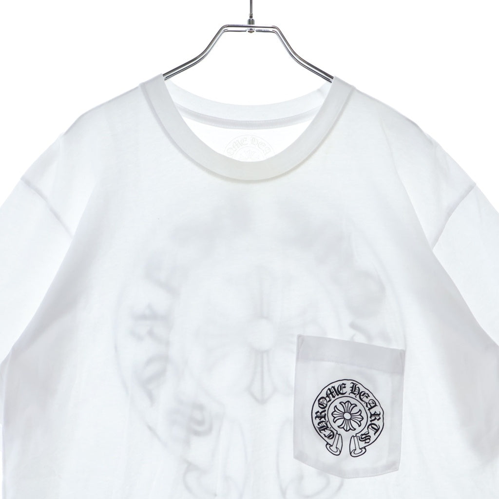 CHROME HEARTS(クロムハーツ) CH T-SHIRT ホースシュープリント 半袖Tシャツ ホワイト