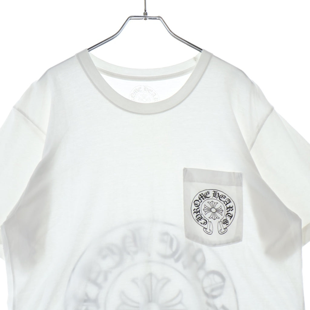CHROME HEARTS(クロムハーツ) CH T-SHIRT LTD MALIBU マリブ限定 ホースシュープリント 半袖Tシャツ ホワイト