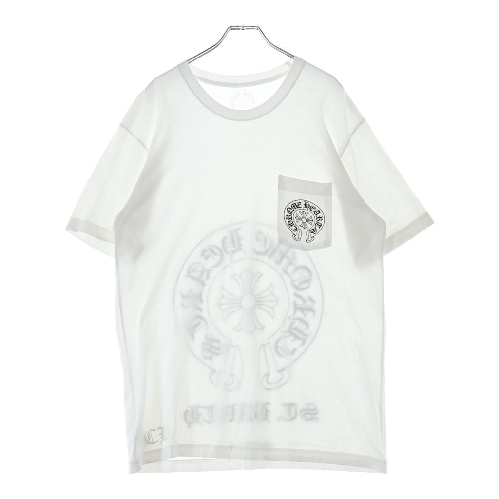 CHROME HEARTS(クロムハーツ) CH T-SHIRT LTD ST.BARTH セントバース限定 ホースシュープリント 半袖Tシャツ ホワイト