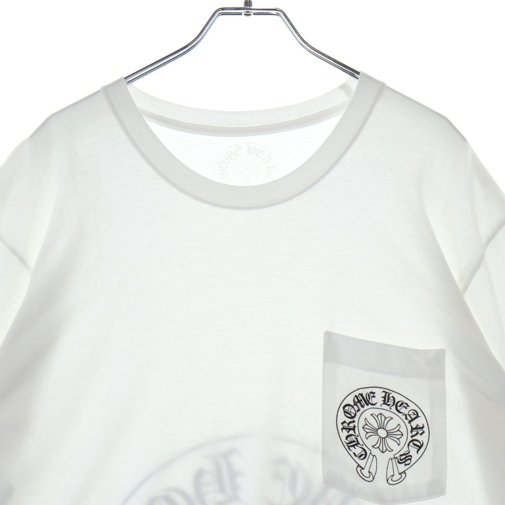 CHROME HEARTS(クロムハーツ) CH T-SHIRT LTD ST.BARTH セントバース限定 ホースシュープリント 半袖Tシャツ ホワイト