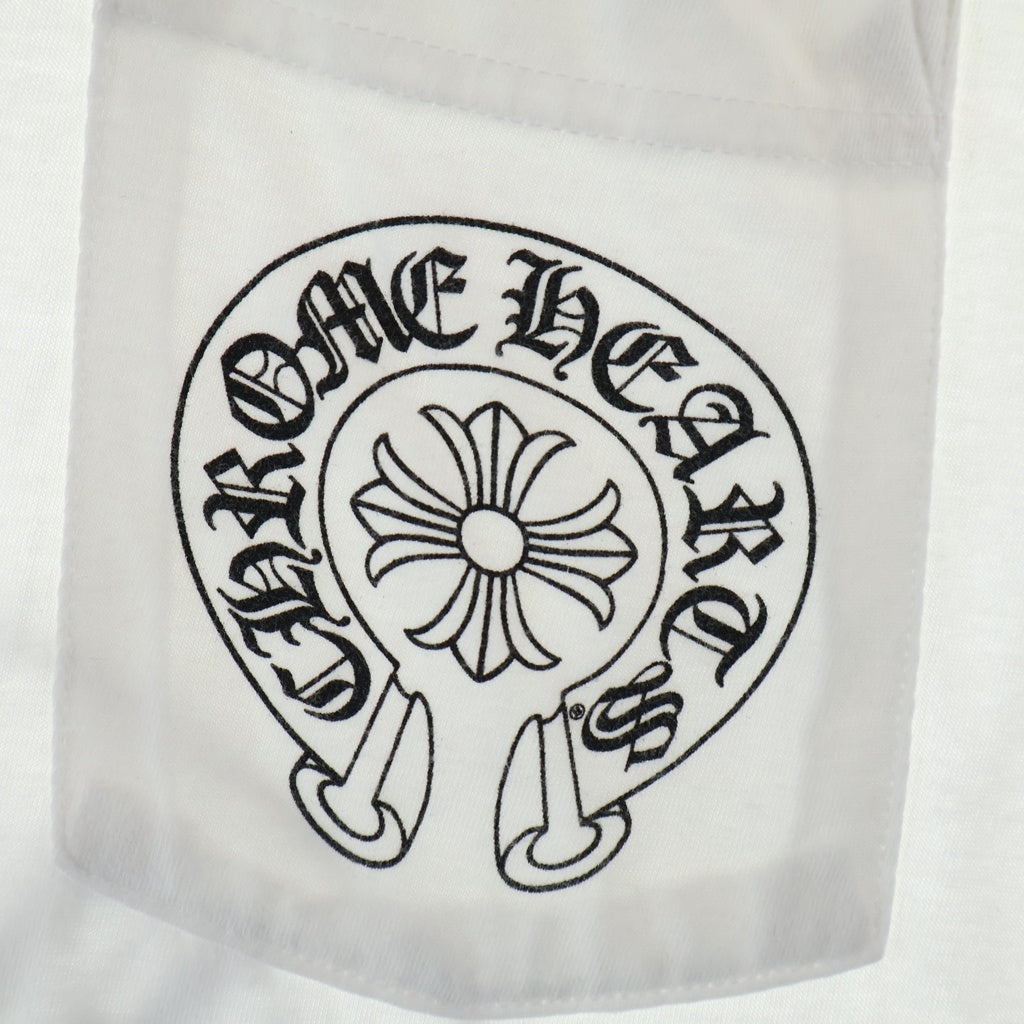 CHROME HEARTS(クロムハーツ) CH T-SHIRT LTD ST.BARTH セントバース限定 ホースシュープリント 半袖Tシャツ ホワイト