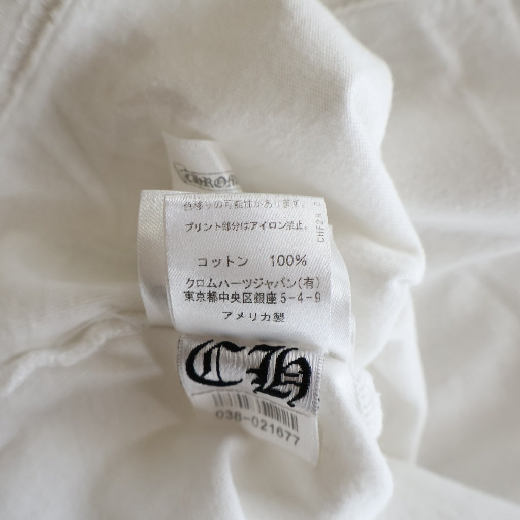 CHROME HEARTS(クロムハーツ) CH T-SHIRT LTD TOKYO 東京限定 スクロールプリント 半袖Tシャツ ホワイト
