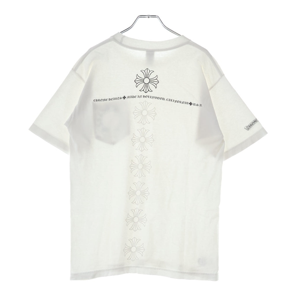 CHROME HEARTS(クロムハーツ) OLD CH T-SHIRT オールド ホースシュー CHプラスプリント 半袖Tシャツ ホワイト