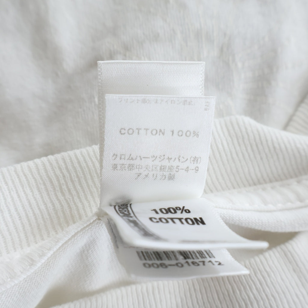 CHROME HEARTS(クロムハーツ) OLD CH T-SHIRT オールド ホースシュー CHプラスプリント 半袖Tシャツ ホワイト
