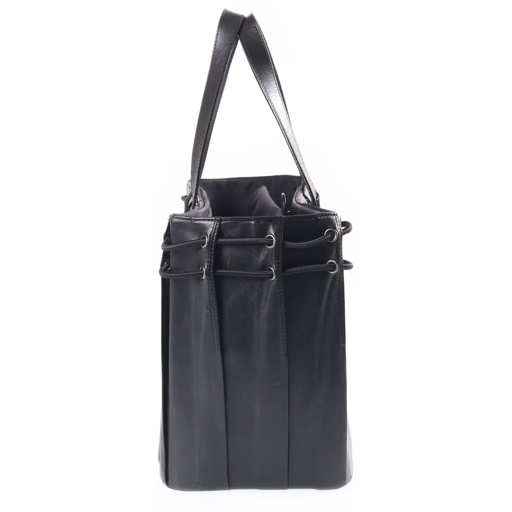 Jean Paul GAULTIER(ジャンポールゴルチエ) Leather Hand Bag レザー ハンドバッグ ブラック レディース