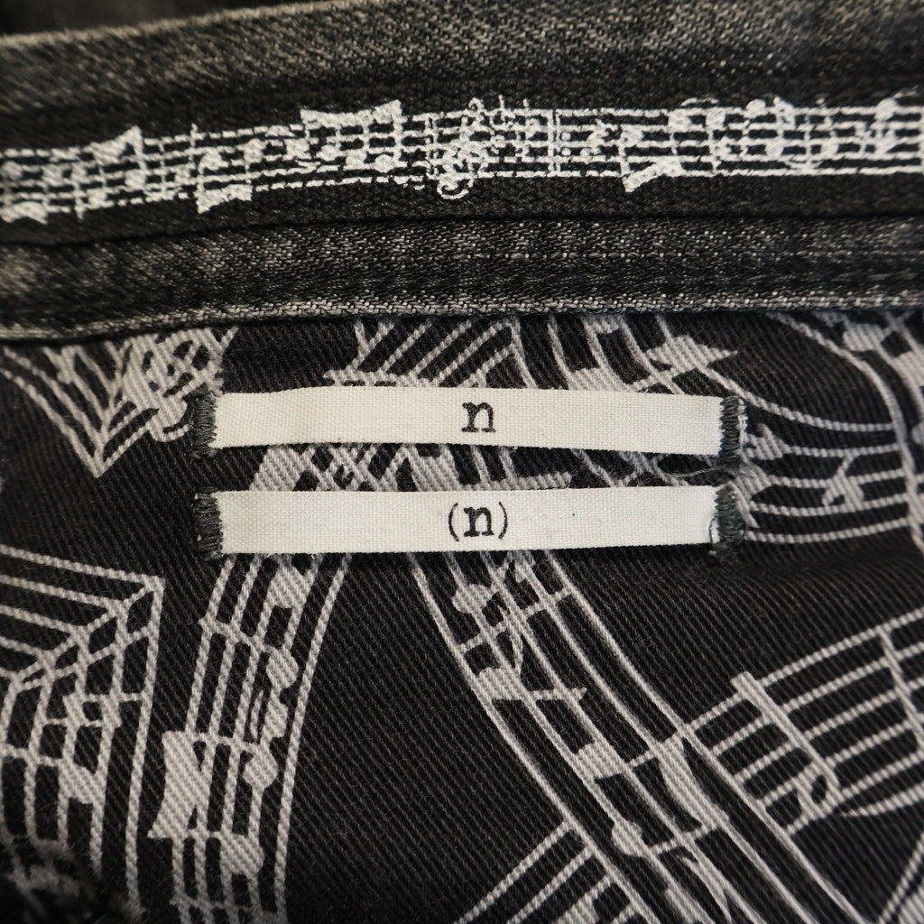 NUMBER (N)INE(ナンバーナイン) 07AW ARCHIVE ABOUT A BOY DENIM PANTS アーカイブ ハート涙パッチ音符デニム ジーンズ ブラック F07-NNP001A
