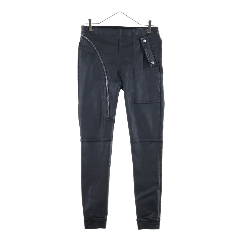 DRKSHDW(ダークシャドウ) 19AW Biker Pants Black WAX コーティング バイカー エアカット ストレッチパンツ ブラック レディース DS19F6320-SBW