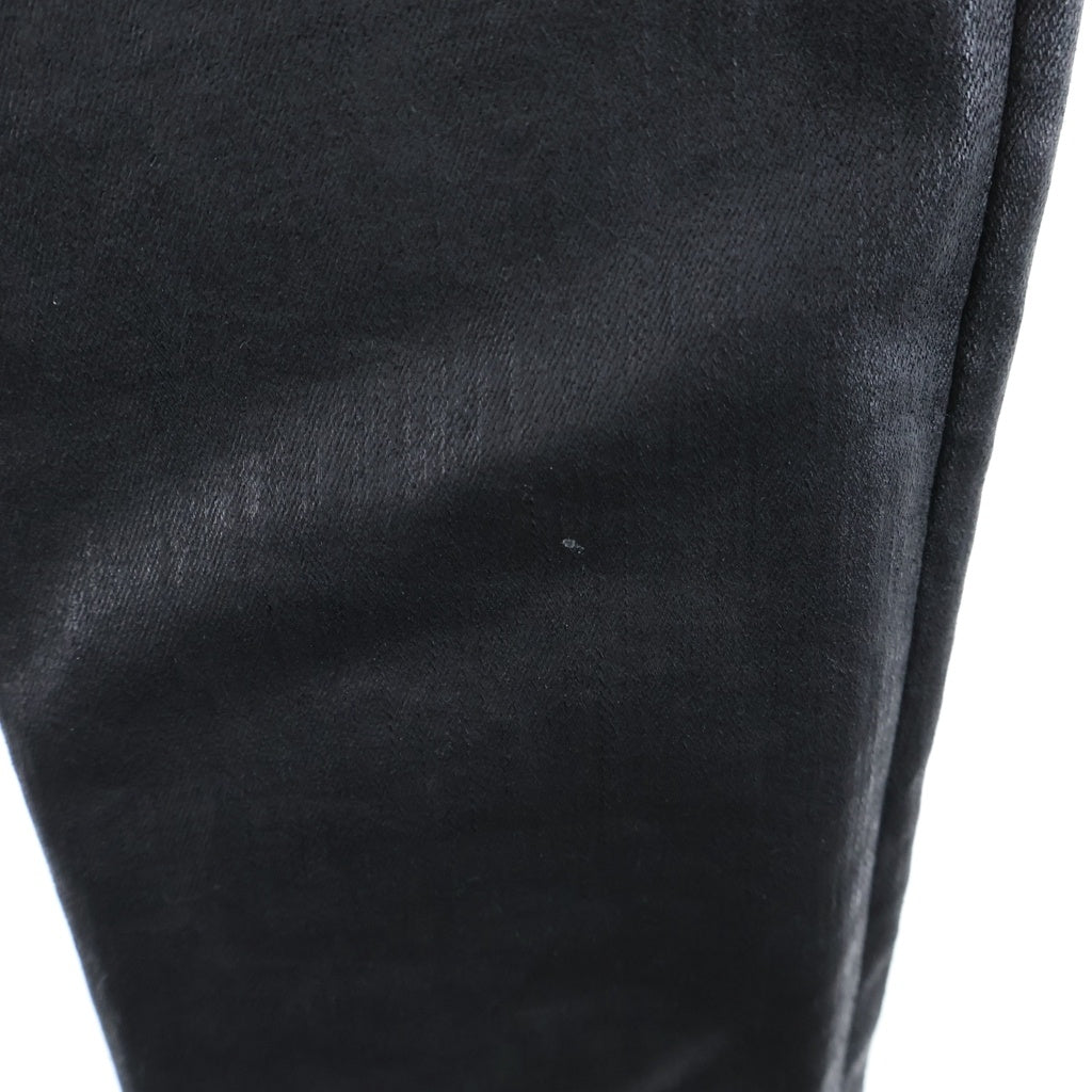 DRKSHDW(ダークシャドウ) 19AW Biker Pants Black WAX コーティング バイカー エアカット ストレッチパンツ ブラック レディース DS19F6320-SBW