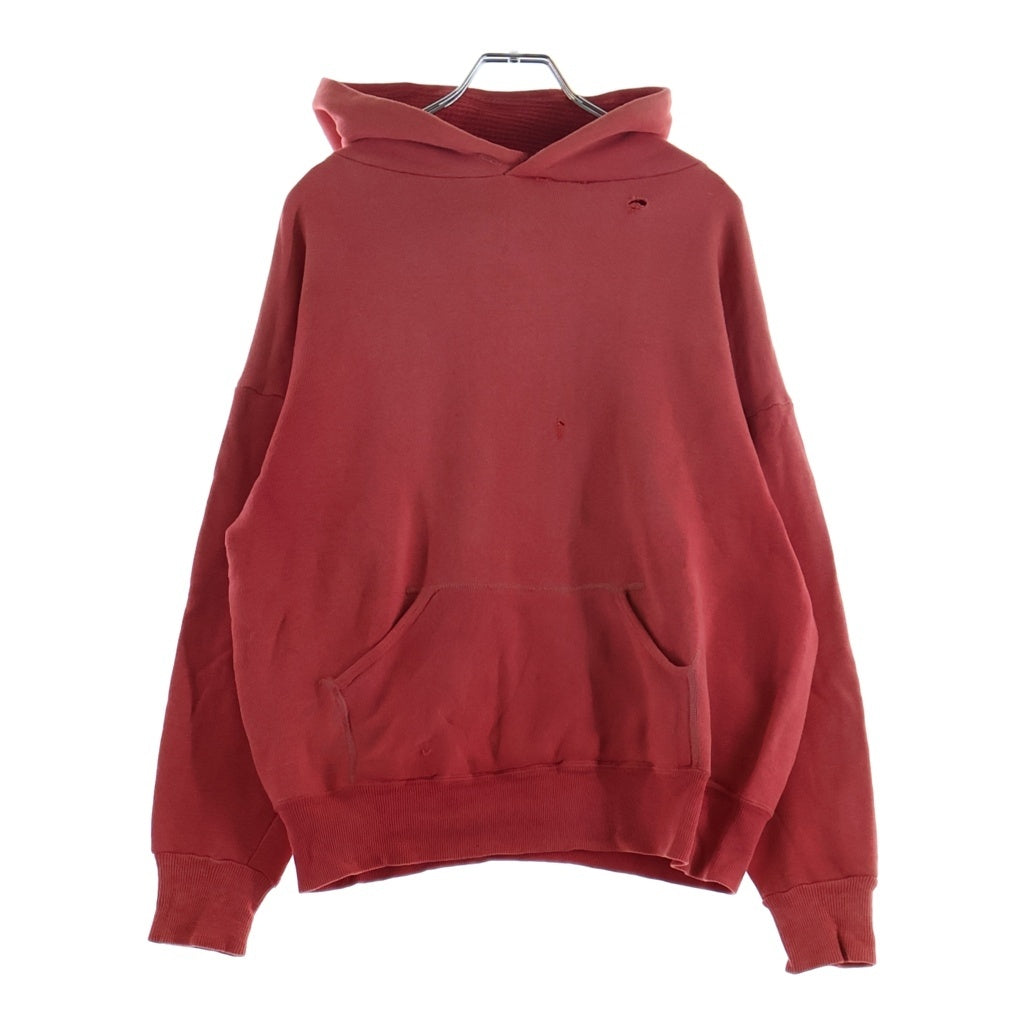 VINTAGE(ヴィンテージ) 50s Pullover Hoodie ダブルフェイス カンガルーポケット プルオーバーフーディ パーカー レッド