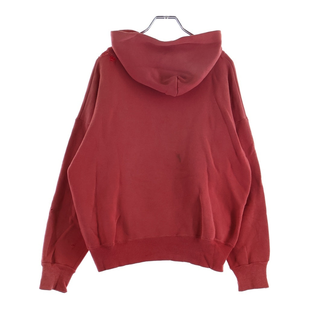 VINTAGE(ヴィンテージ) 50s Pullover Hoodie ダブルフェイス カンガルーポケット プルオーバーフーディ パーカー レッド
