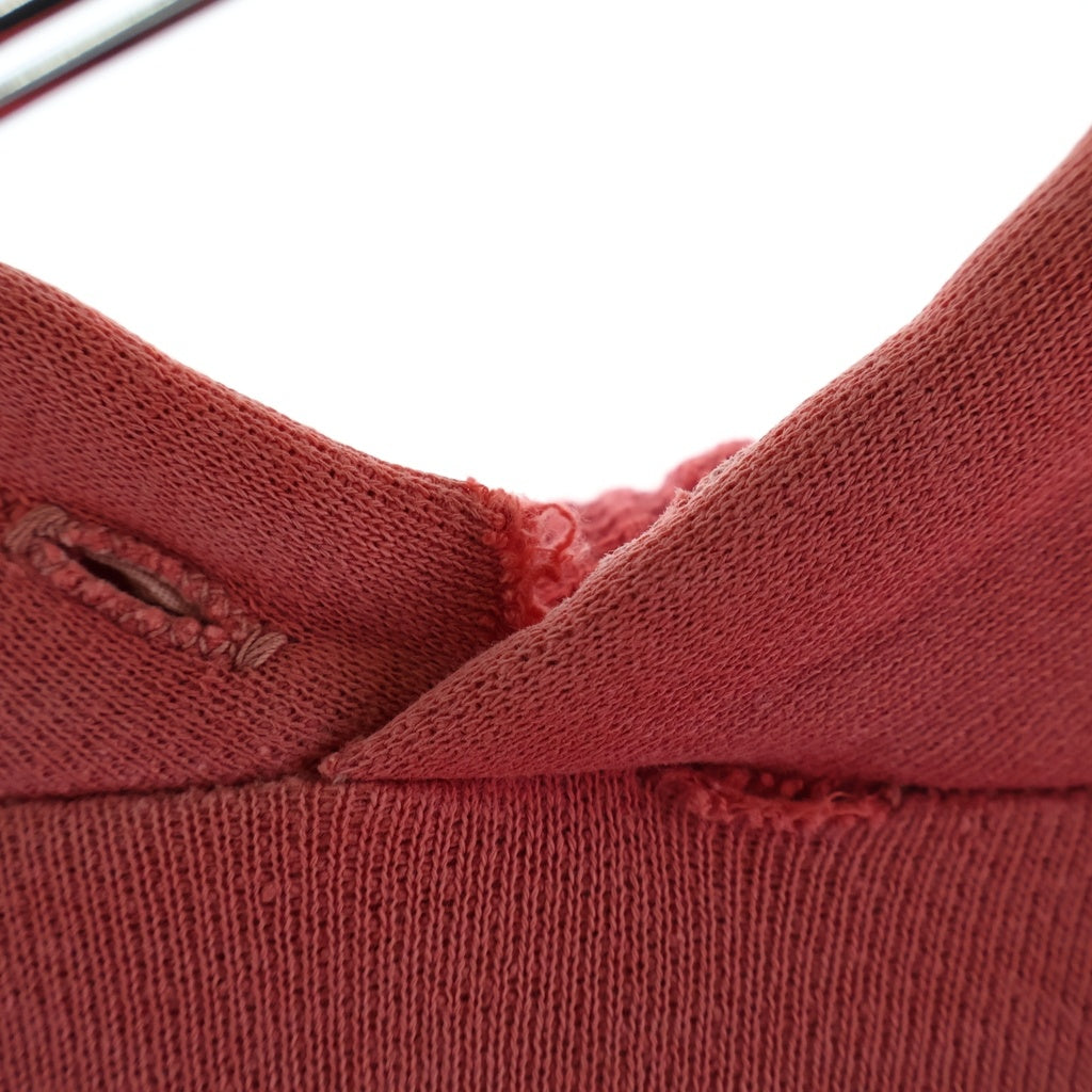 VINTAGE(ヴィンテージ) 50s Pullover Hoodie ダブルフェイス カンガルーポケット プルオーバーフーディ パーカー レッド