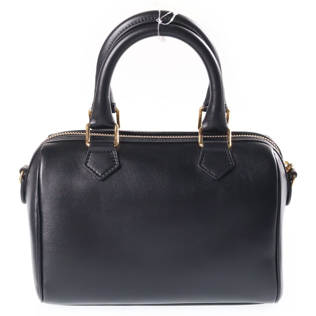 CELINE(セリーヌ) トリオンフ スムースカーフスキン スモール ボストンバッグ ショルダーバッグ ブラック 113773DU3 レディース