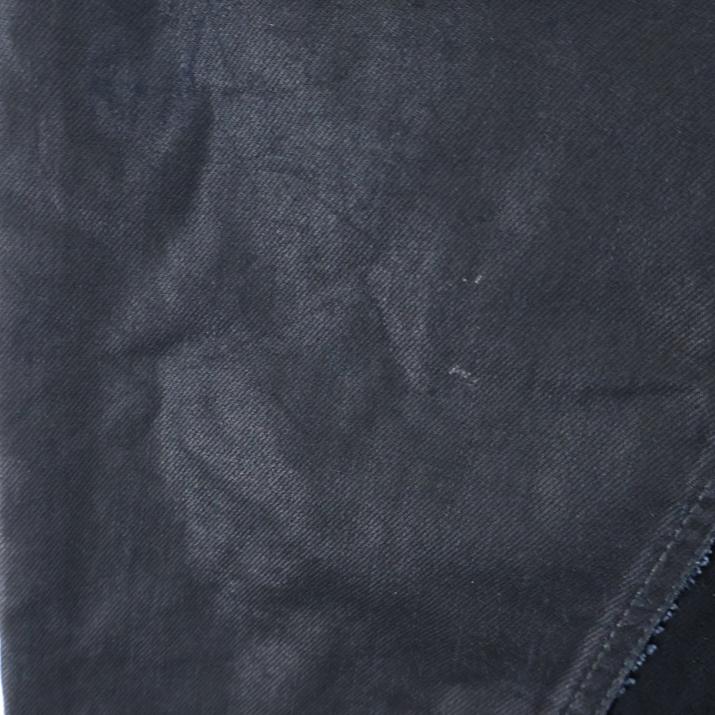NO BRAND(ノーブランド) Who want it.(フーワントイット) Denim Flare Pants 再構築 デニムフレアパンツ ブラック