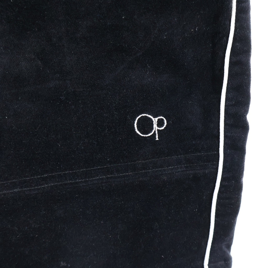 NO BRAND(ノーブランド) Ocean Pacific(オーシャンパシフィック) BerBerJin Velours Piping Short ベルベルジン別注 ベロアショーツ ハーフパンツ ブラック OpSP25233