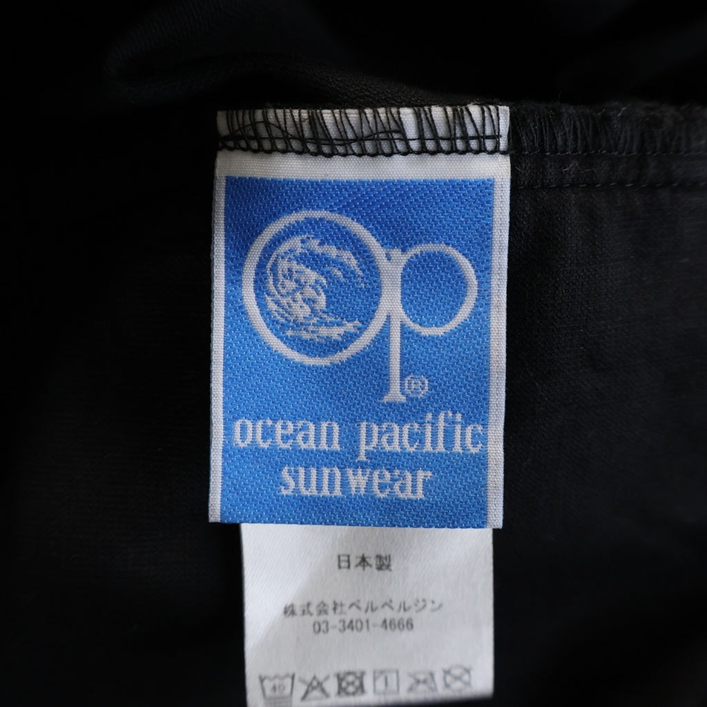 NO BRAND(ノーブランド) Ocean Pacific(オーシャンパシフィック) BerBerJin Velours Piping Short ベルベルジン別注 ベロアショーツ ハーフパンツ ブラック OpSP25233